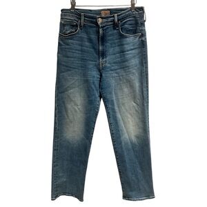 Mother The Rambler Zip Flood Jeans Out of the‎ Blue Size 30